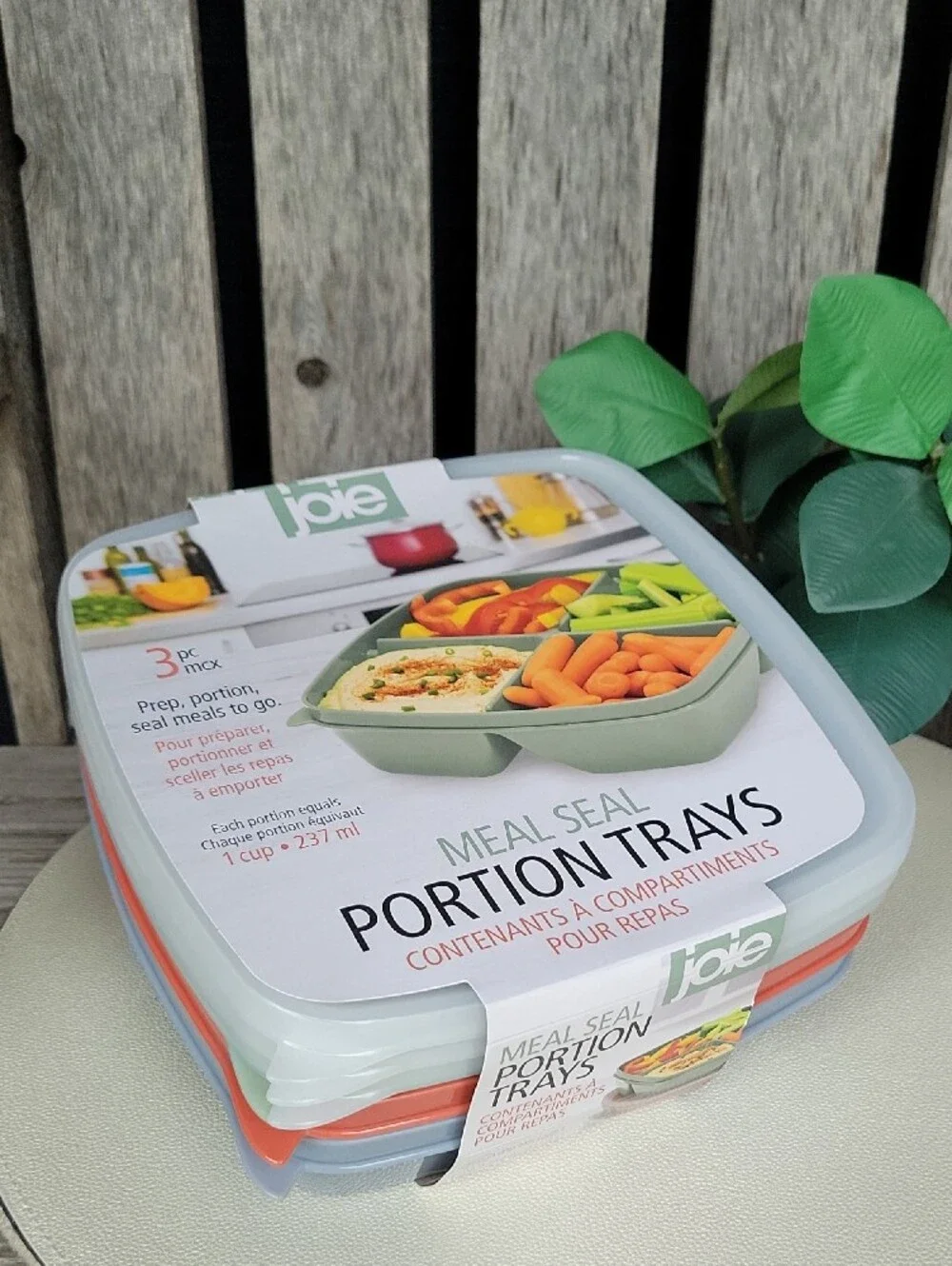 Joie Portion Trays 3 Pack- 4c Capacity